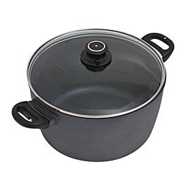 Swiss Diamond XD 28cmx15cm Round Casserole With Glass Lid 8.0 litre