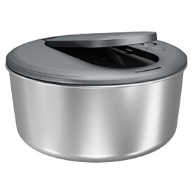 Zyliss Swift Dry Salad Spinner in Stainless Steel- Small