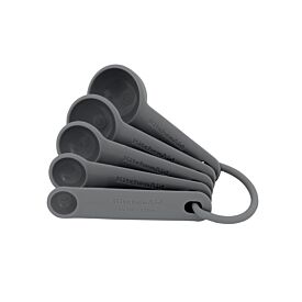 KitchenAid Set Of 5 Measuring Spoons Grey