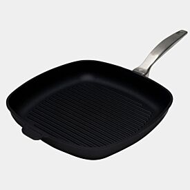 Swiss Diamond Cxd Induction 28cm X 4cm Nonstick Square Shallow Grill Pan
