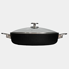 Swiss Diamond Cxd Induction 32cm x 6cm 4.5L Nonstick Saucepan with Glass Lid