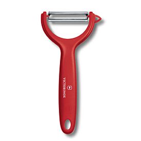 Victorinox YPSO serrated double edge peeler 10cm red