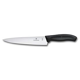 Victorinox Cooks Carving Knife 19cm Wide Blade Classic Black 