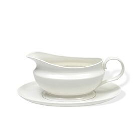 Maxwell & Williams White Basics Gravy Boat & Saucer 550ml 