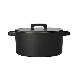 Maxwell & Williams Round Casserole 1.3L Black Gift Boxed
