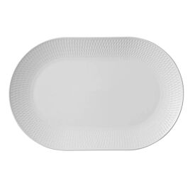 Maxwell & Williams White Basics Diamonds Oblong Platter 38x25cm Gift Boxed