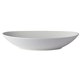 Maxwell & Williams White Basics Diamonds Oval Bowl 25x17cm