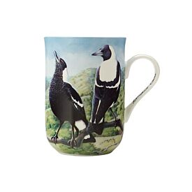 Maxwell & Williams Birds of Australia 10 Year Anniversary Mug 300ml Magpie