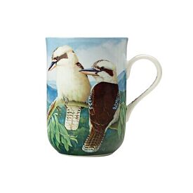 Maxwell & Williams Birds of Australia 10 Year Anniversary Mug 300ml Kookaburra