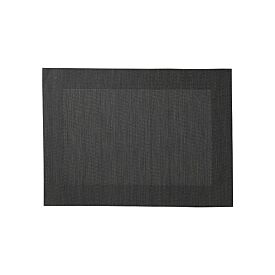 Maxwell & Williams Placemat Wide Border 45x30cm Charcoal