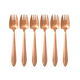 Splayd Rose Gold Plated Satin 6pc Set
