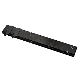 FURI MAGNETIC WALL RACK STONE 36CM BLACK with 2 Magnetic Black Hooks