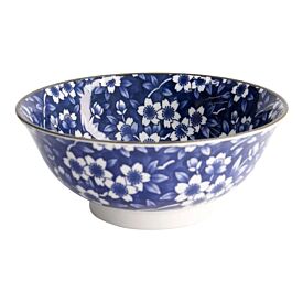 Tokyo Design Studio Sakura Ramen Bowl 21x8.5cm in Blue
