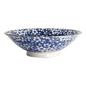 Tokyo Design Studio Sakura Ramen Bowl 25x7cm in Blue