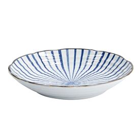 Tokyo Design Studio Natsu Tokusa Plate 22cm in Blue